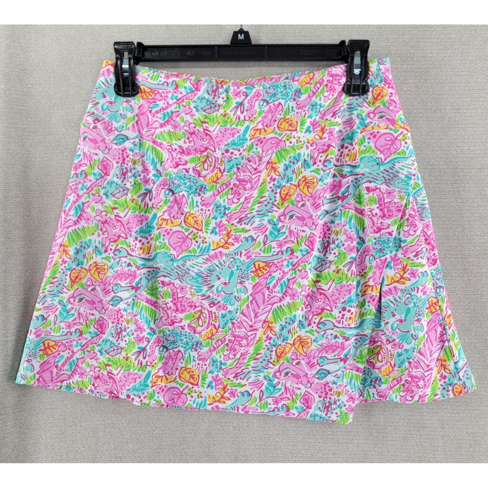 Ibkul Womens Skort Faux Wrap Alana Print Athletic Skirt Golf Tennis Size Small